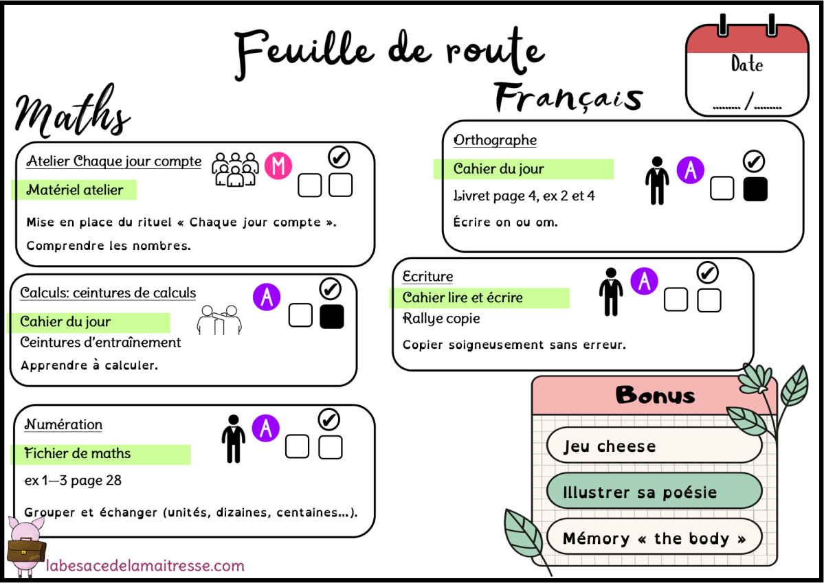 Feuille de route